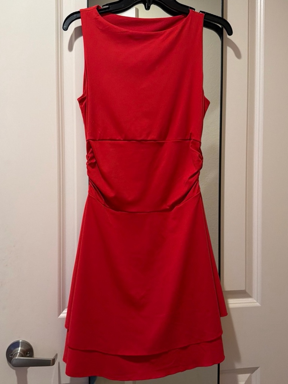 Amazon Red Sleeveless Mini Dress